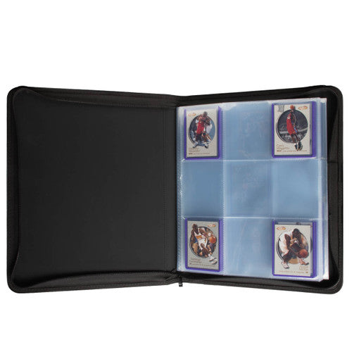 Ultra PRO 4‑Pocket Zippered Premium Toploader PRO-Binder