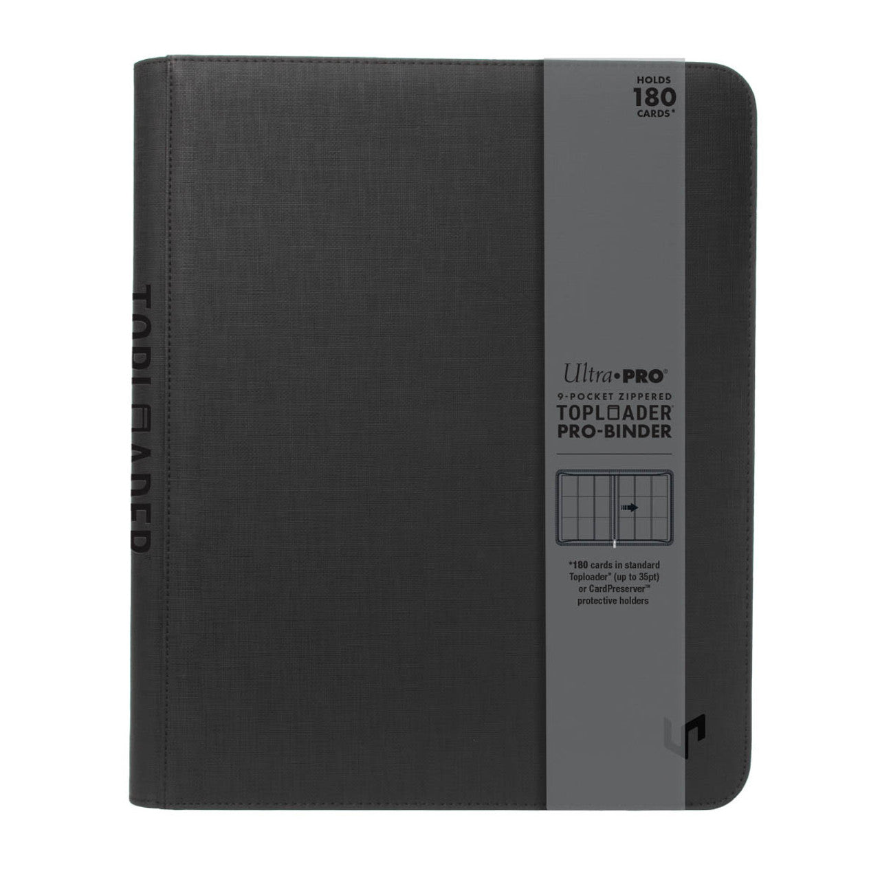 Ultra PRO 4‑Pocket Zippered Premium Toploader PRO-Binder