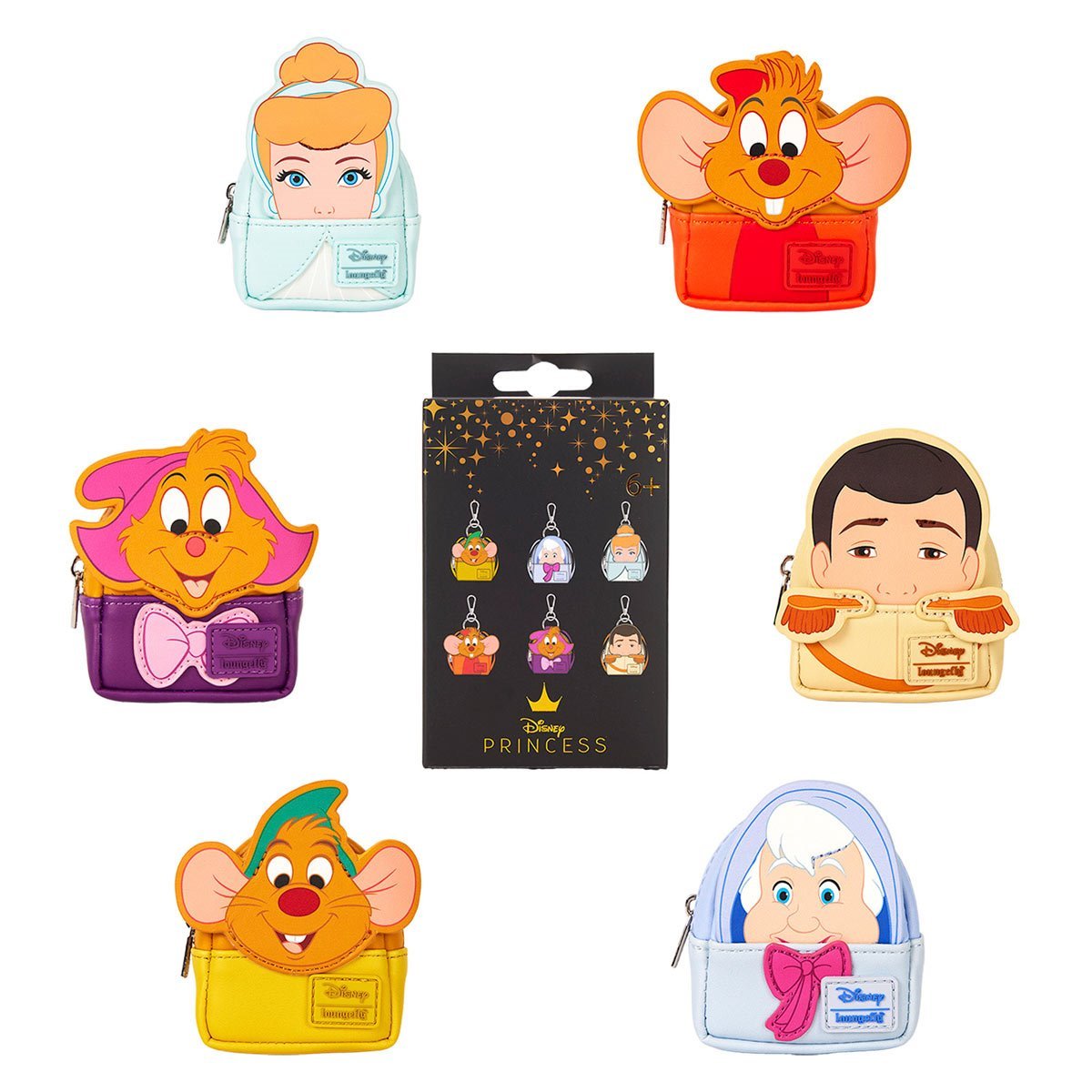 Disney Cinderella 75th Anniversary Mystery Mini Backpack Bag Charm – Blind-Box (Pre‑Order)