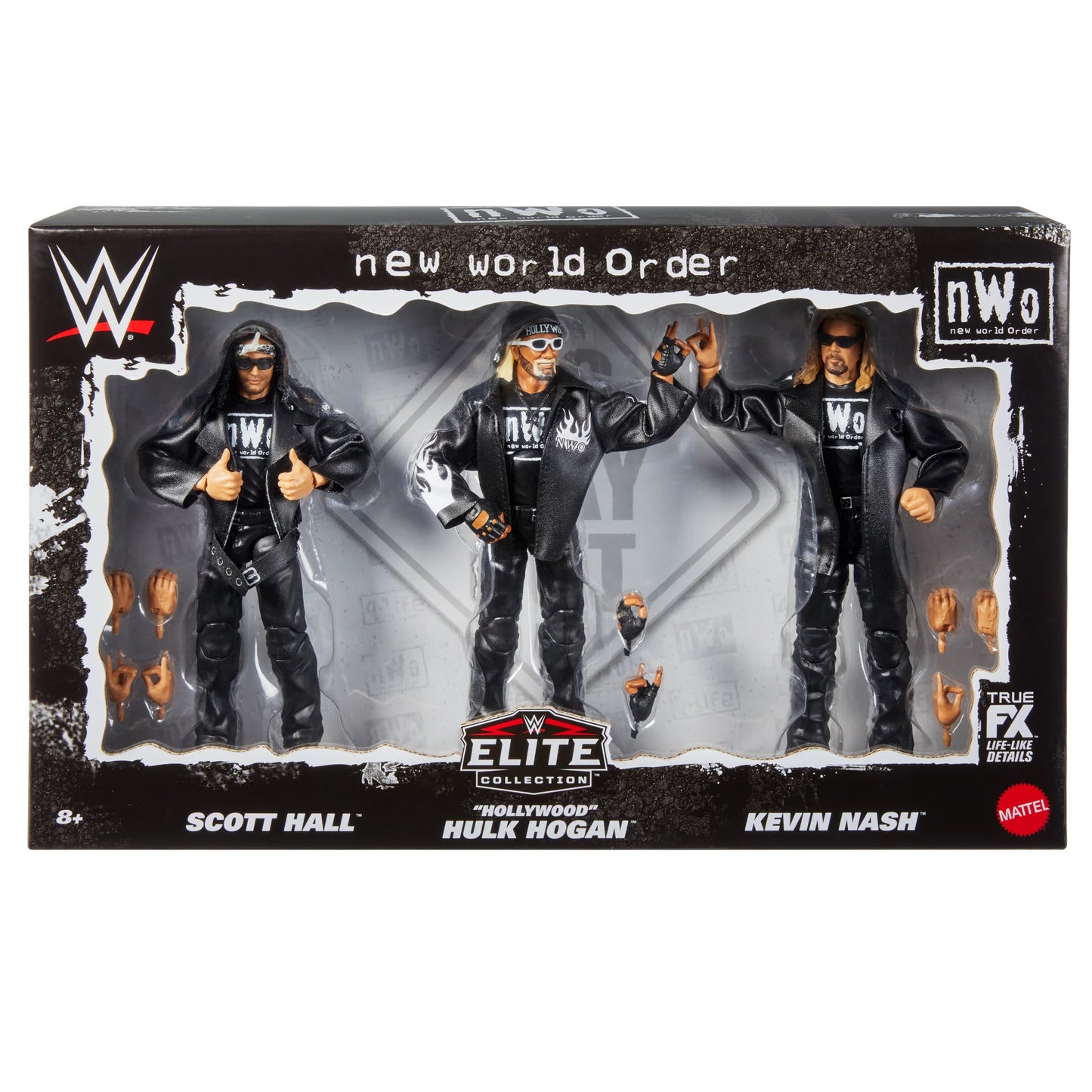 WWE Elite NWO 3-Pack Boxset Scott Hall Hulk Hogan Kevin Nash