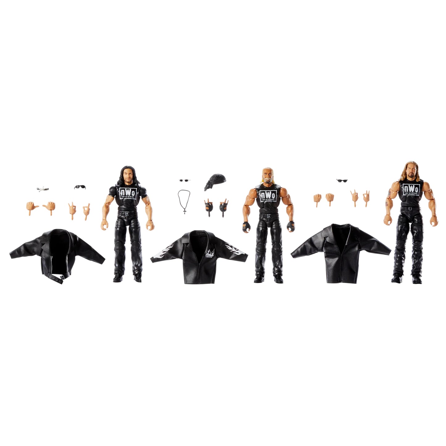 WWE Elite NWO 3-Pack Boxset Scott Hall Hulk Hogan Kevin Nash