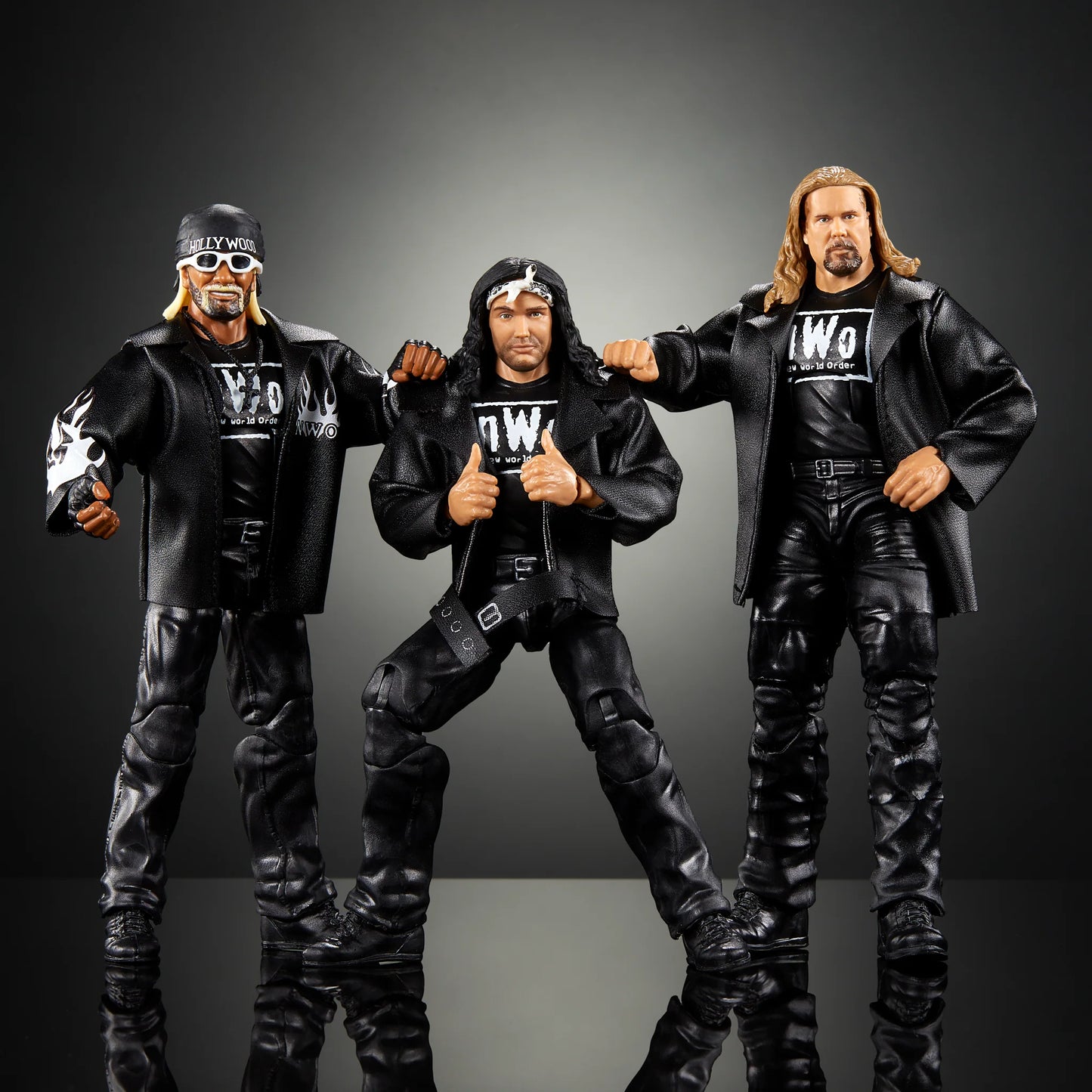 WWE Elite NWO 3-Pack Boxset Scott Hall Hulk Hogan Kevin Nash