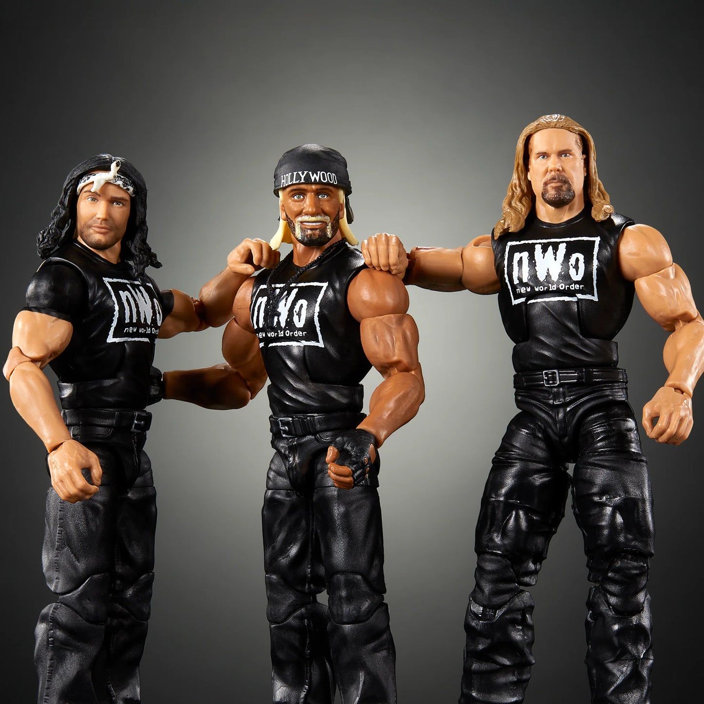 WWE Elite NWO 3-Pack Boxset Scott Hall Hulk Hogan Kevin Nash