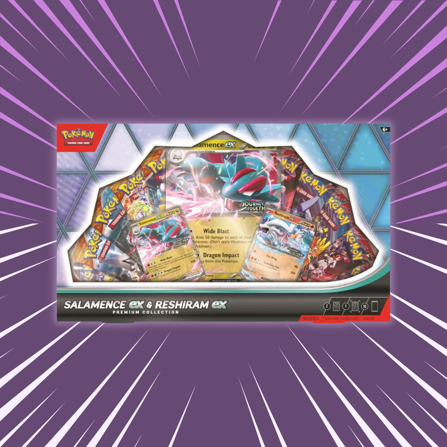 Salamence ex & Reshiram ex Premium Collection