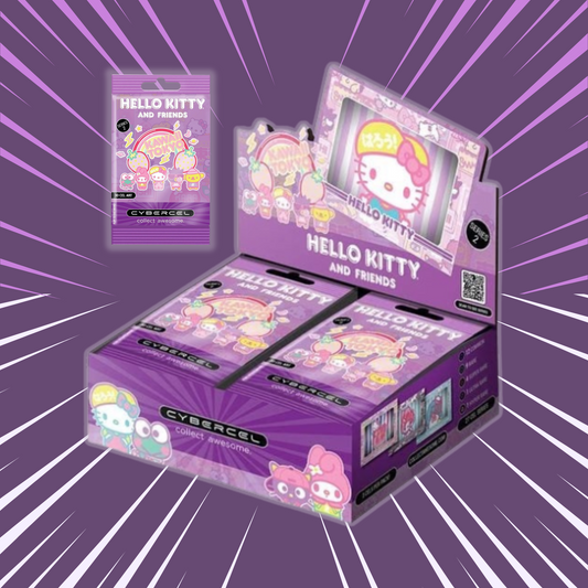 Hello Kitty & Friends Series 2 Cybercel 20‑Pack Display – 3D Cel Art Cards