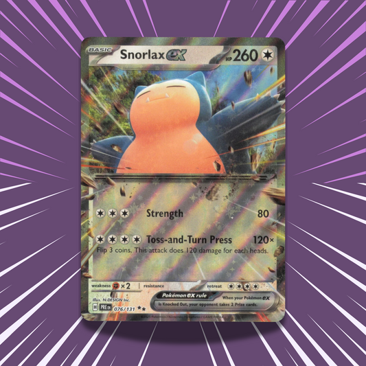 Snorlax ex 076/131 | PRE | Double Rare Card