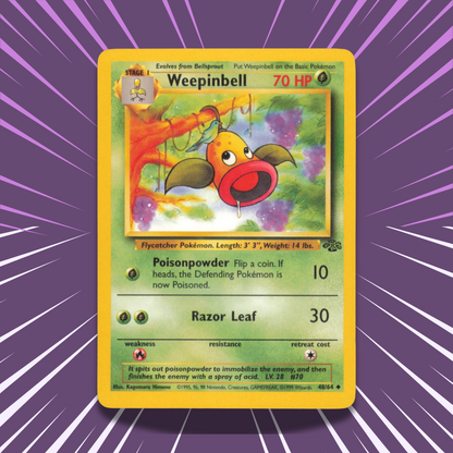 Weepinbell 48/64 | Jungle | Uncommon Vintage Card