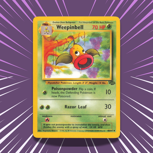 Weepinbell 48/64 | Jungle | Uncommon Vintage Card