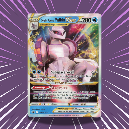 Origin Forme Palkia VSTAR SWSH254 | Sword & Shield Black Star Promo | Full Art Card