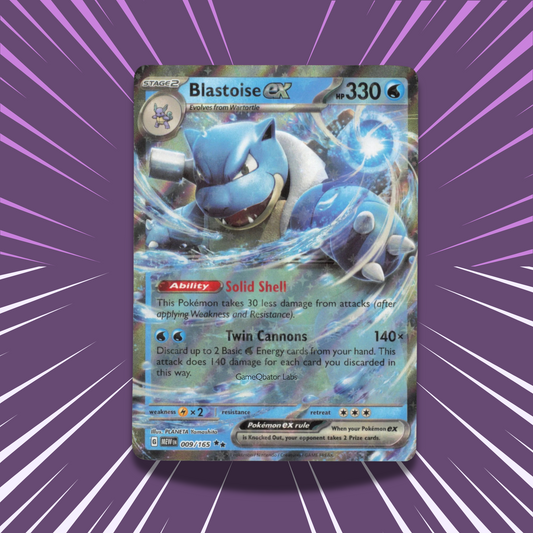 Blastoise ex 009/165 | 151 | Double Rare Card
