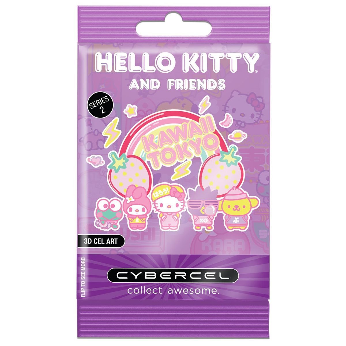 Hello Kitty & Friends Series 2 Cybercel 20‑Pack Display – 3D Cel Art Cards