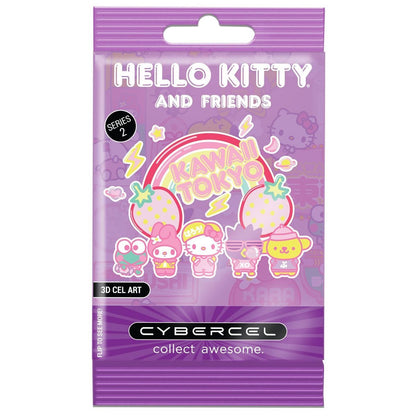 Hello Kitty & Friends Series 2 Cybercel 20‑Pack Display – 3D Cel Art Cards