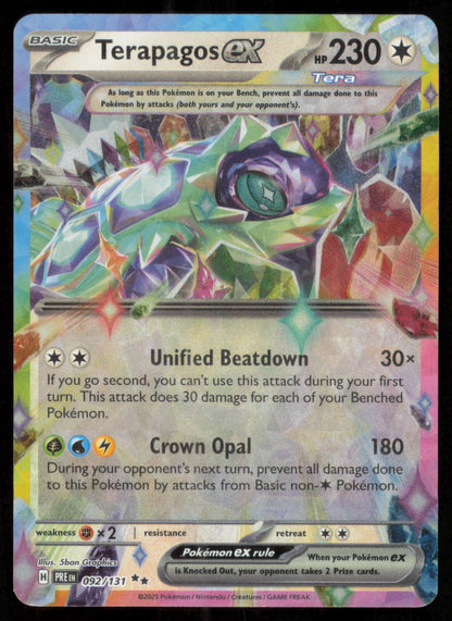 Terapagos ex 092/131 | PRE | Double Rare Card