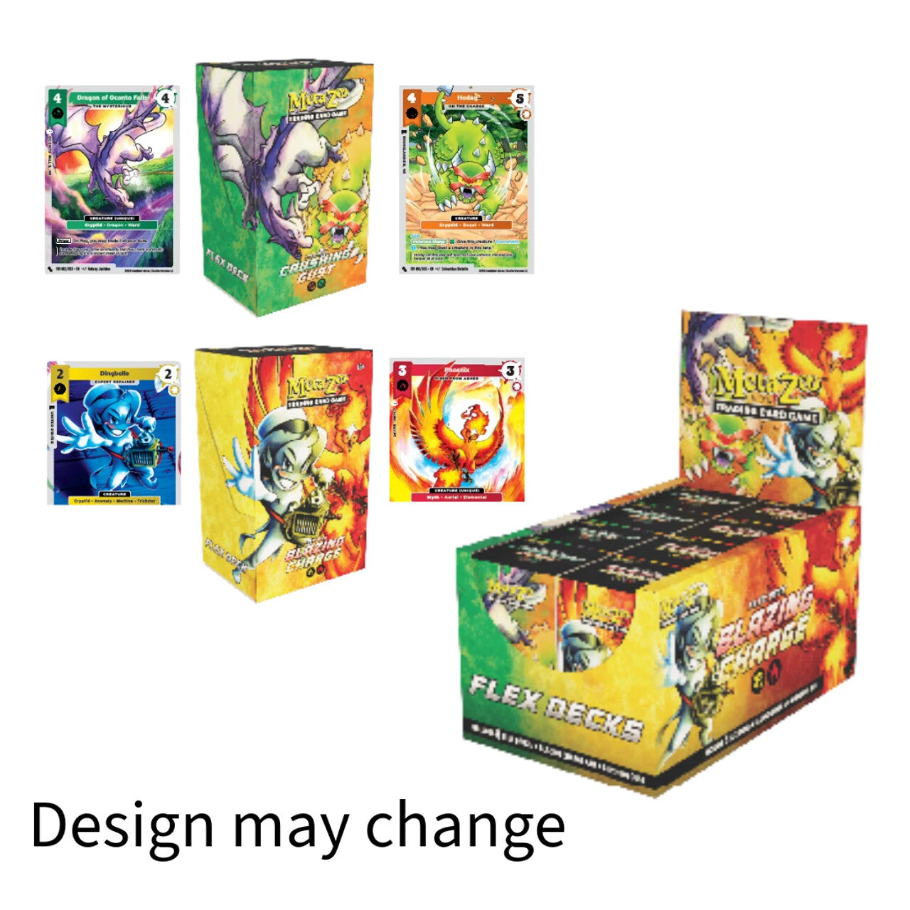 MetaZoo TCG | Flex Decks | Crushing Gust & Blazing Charge | Case (8)