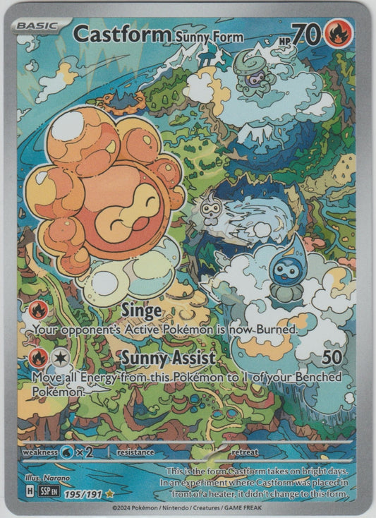 Castform Sunny Form | Illustration Rare