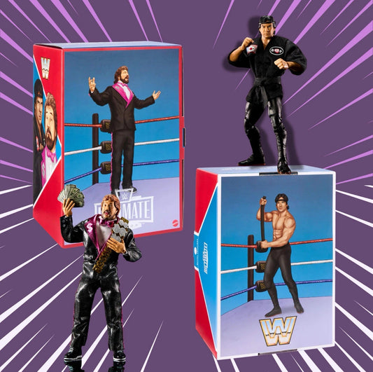 WWE Ultimate Coliseum Collection Ted DiBiase & Ricky Steamboat Mattel Creations