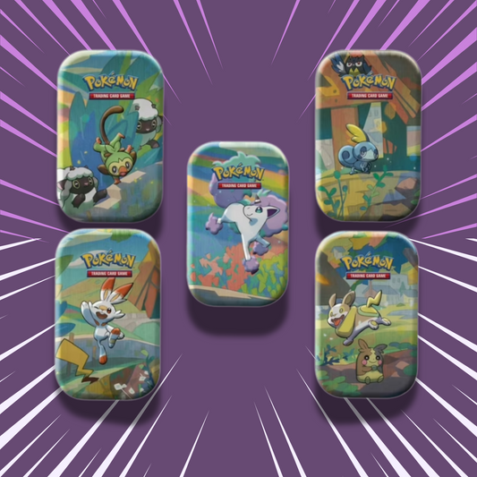 Pokémon Galar Pals Mini Tin | 2 Booster Packs + Coin